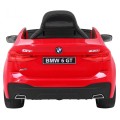 BMW 6 GT Autíčko na batériu Červené + Ovládač + Pomalý štart + EVA + Pásy + LED MP3
