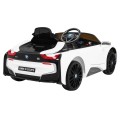 BMW I8 Lift Auto na batériu Biele + Ovládač + Pomalý štart + 3-bodové pásy + MP3 USB + LED
