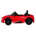 BMW I8 Lift Auto na batériu Červené + Ovládač + Pomalý štart + 3-bodové pásy + MP3 USB + LED