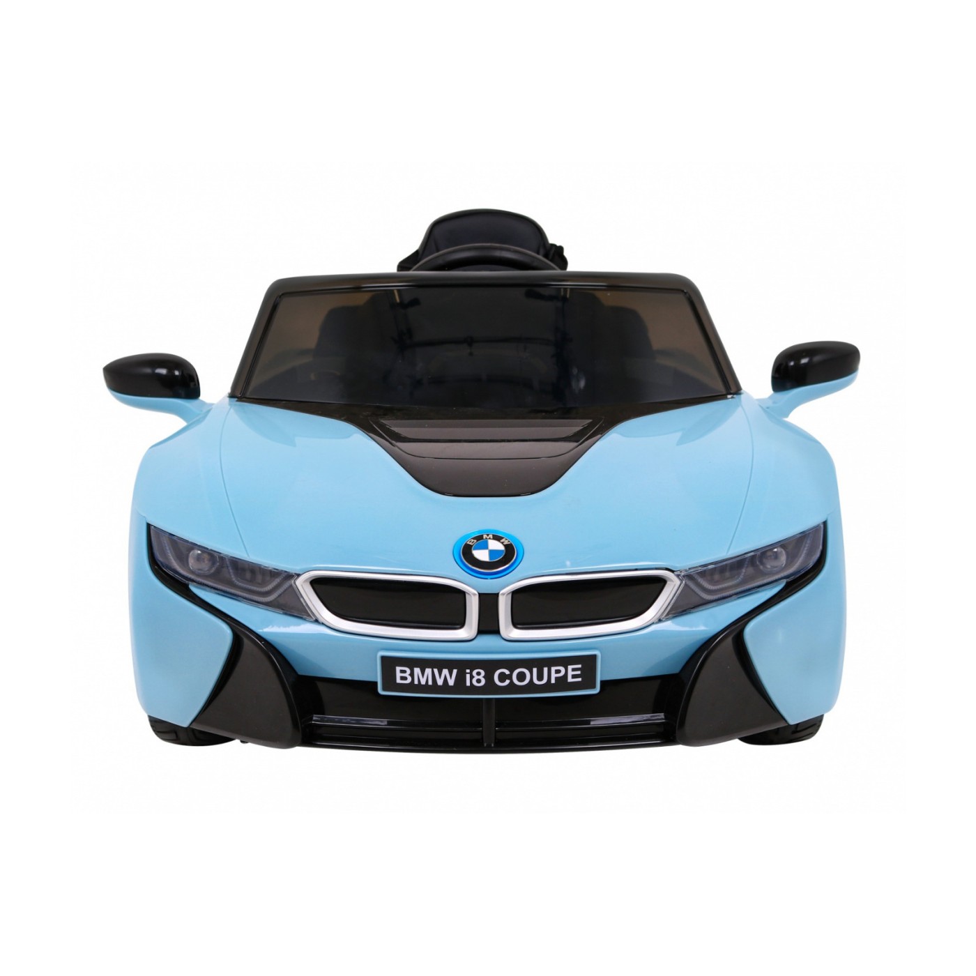 BMW I8 Lift Auto na batériu Modré + Ovládač + Pomalý štart + 3-bodové pásy + MP3 USB + LED