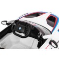 BMW M6 GT3 Auto na batériu pre deti Biele + Vetráčik + Zvuky MP3 Svietidlá + Ovládač
