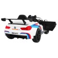 BMW M6 GT3 Auto na batériu pre deti Biele + Vetráčik + Zvuky MP3 Svietidlá + Ovládač