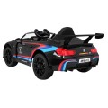 BMW M6 GT3 Auto na batériu pre deti Čierne + Vetráčik + Zvuky MP3 Svietidlá + Ovládač
