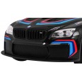 BMW M6 GT3 Auto na batériu pre deti Čierne + Vetráčik + Zvuky MP3 Svietidlá + Ovládač