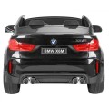 BMW X6M XXL pre 2 deti Lakovaný Čierny + Ovládač + Ekokoža + Pásy + Pomalý štart + MP3 + LED