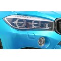 BMW X6M XXL pre 2 deti Lakovaný Modrý + Ovládač + Ekokoža + Pásy + Pomalý štart + MP3 + LED