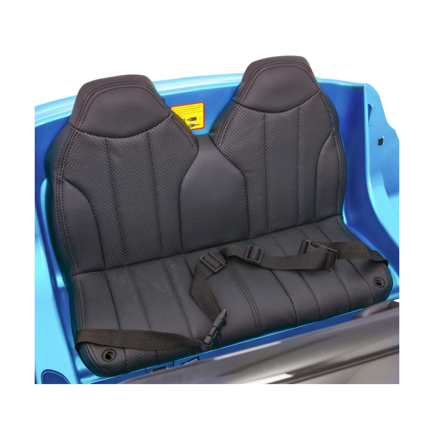 BMW X6M XXL pre 2 deti Lakovaný Modrý + Ovládač + Ekokoža + Pásy + Pomalý štart + MP3 + LED