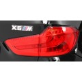 BMW X6M Elektrické Autíčko pre deti Čierne + Ovládač + EVA + Pomalý štart + Panel audio + LED