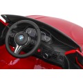 BMW X6M Elektrické Autíčko pre deti Lakované Červené + Ovládač + EVA + Pomalý štart + Audio + LED