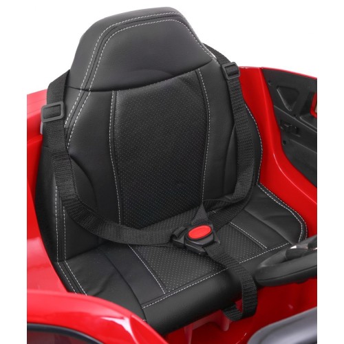 BMW X6M Elektrické Autíčko pre deti Lakované Červené + Ovládač + EVA + Pomalý štart + Audio + LED