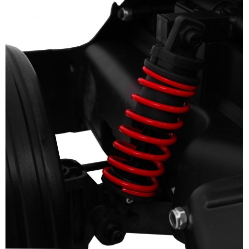 Motokára na batériu Bolid XR-1 pre deti Biely + Nastaviteľný volant + Profilované sedadlo