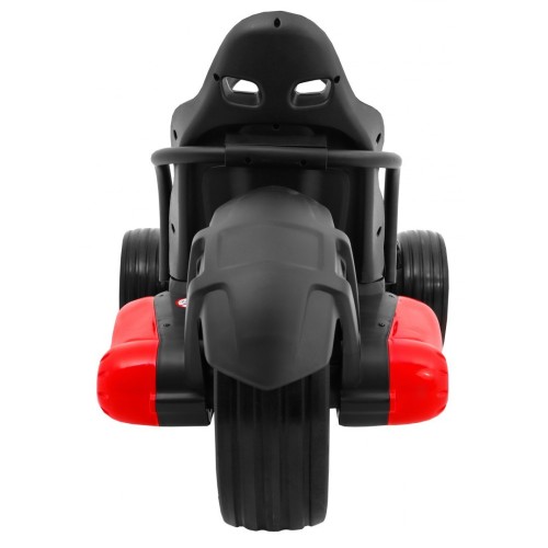 Motokára na batériu Bolid XR-1 pre deti Červený + Nastaviteľný volant + Profilované sedadlo