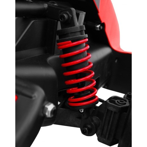 Motokára na batériu Bolid XR-1 pre deti Červený + Nastaviteľný volant + Profilované sedadlo