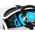Bugatti Divo Autíčko na batériu pre deti Biele + Ovládač + EVA + Pomalý štart + LED MP3