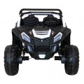 Buggy ATV Racing pre 2 deti Biele + Pohon 4x4 + Ovládač + Pomalý štart + MP3 LED