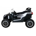 Buggy ATV Racing pre 2 deti Biele + Pohon 4x4 + Ovládač + Pomalý štart + MP3 LED
