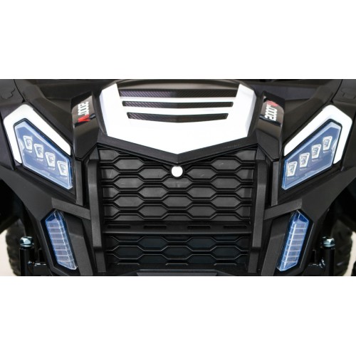 Buggy ATV Racing pre 2 deti Biele + Pohon 4x4 + Ovládač + Pomalý štart + MP3 LED