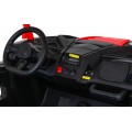 Buggy ATV Racing pre 2 deti Červený + Pohon 4x4 + Ovládač + Pomalý štart + MP3 LED