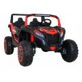 Buggy ATV Racing pre 2 deti Červený + Pohon 4x4 + Ovládač + Pomalý štart + MP3 LED