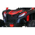 Buggy ATV Racing pre 2 deti Červený + Pohon 4x4 + Ovládač + Pomalý štart + MP3 LED