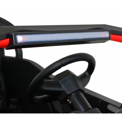 Buggy ATV Racing pre 2 deti Červený + Pohon 4x4 + Ovládač + Pomalý štart + MP3 LED