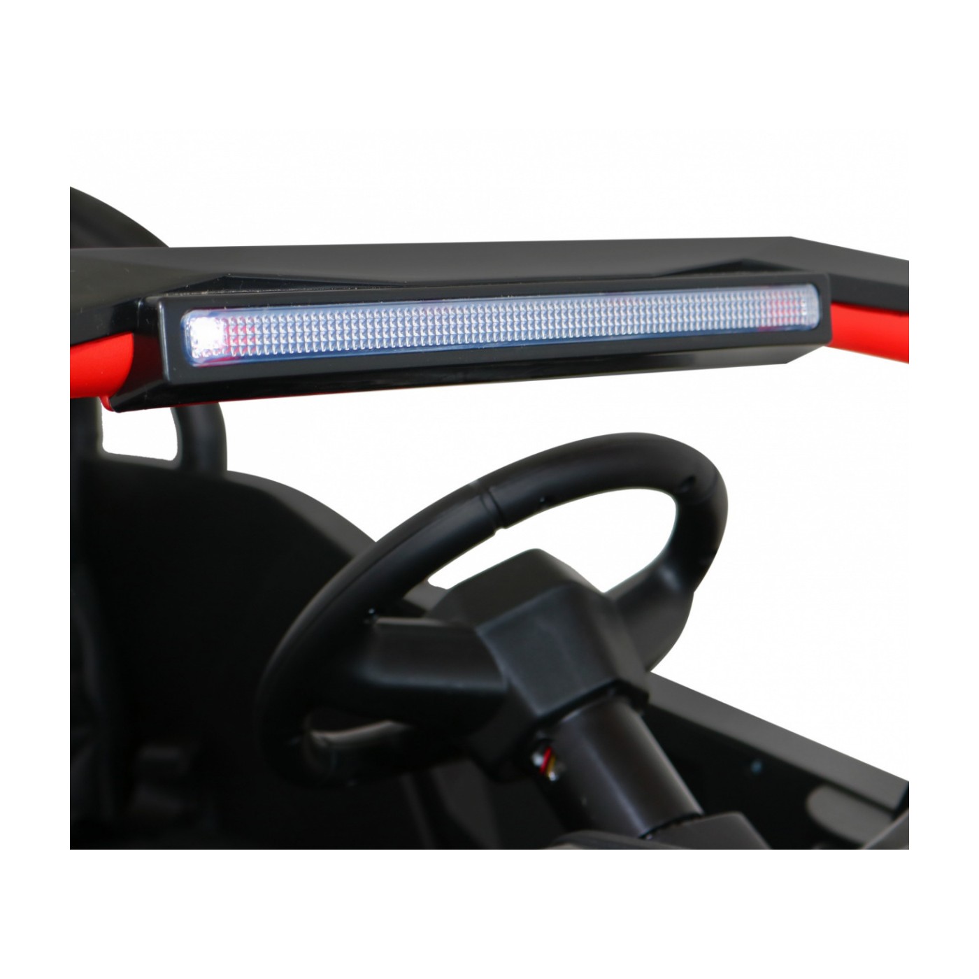 Buggy ATV Racing pre 2 deti Červený + Pohon 4x4 + Ovládač + Pomalý štart + MP3 LED