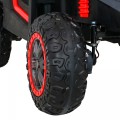 Buggy ATV Racing pre 2 deti Červený + Pohon 4x4 + Ovládač + Pomalý štart + MP3 LED
