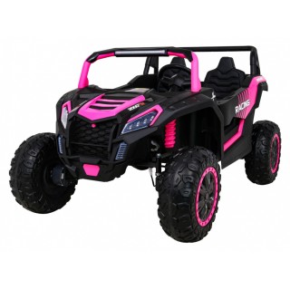 Buggy ATV Racing pre 2 deti Ružový + Pohon 4x4 + Ovládač + Pomalý štart + MP3 LED