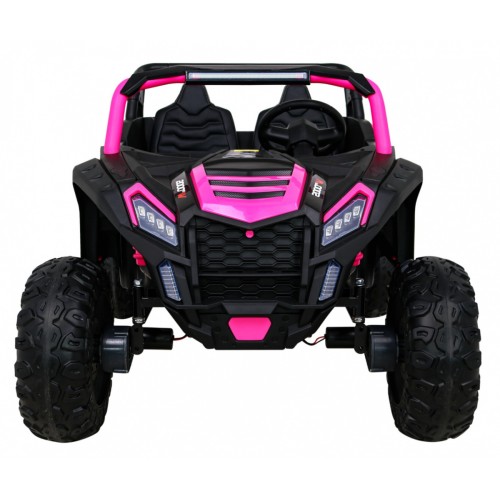Buggy ATV Racing pre 2 deti Ružový + Pohon 4x4 + Ovládač + Pomalý štart + MP3 LED