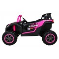 Buggy ATV Racing pre 2 deti Ružový + Pohon 4x4 + Ovládač + Pomalý štart + MP3 LED
