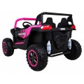 Buggy ATV Racing pre 2 deti Ružový + Pohon 4x4 + Ovládač + Pomalý štart + MP3 LED