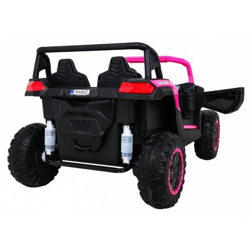 Buggy ATV Racing pre 2 deti Ružový + Pohon 4x4 + Ovládač + Pomalý štart + MP3 LED