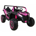 Buggy ATV Racing pre 2 deti Ružový + Pohon 4x4 + Ovládač + Pomalý štart + MP3 LED