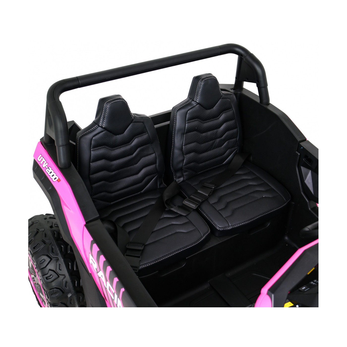 Buggy ATV Racing pre 2 deti Ružový + Pohon 4x4 + Ovládač + Pomalý štart + MP3 LED