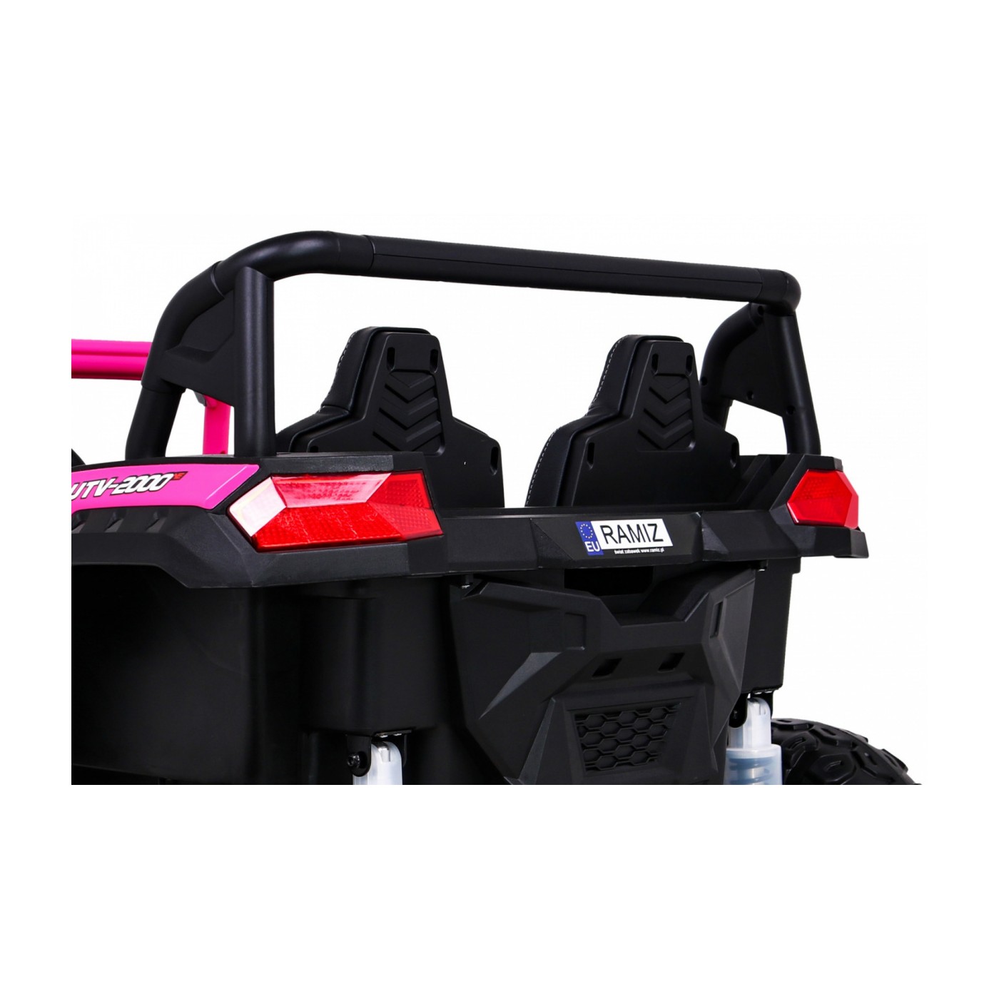 Buggy ATV Racing pre 2 deti Ružový + Pohon 4x4 + Ovládač + Pomalý štart + MP3 LED