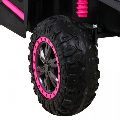 Buggy ATV Racing pre 2 deti Ružový + Pohon 4x4 + Ovládač + Pomalý štart + MP3 LED
