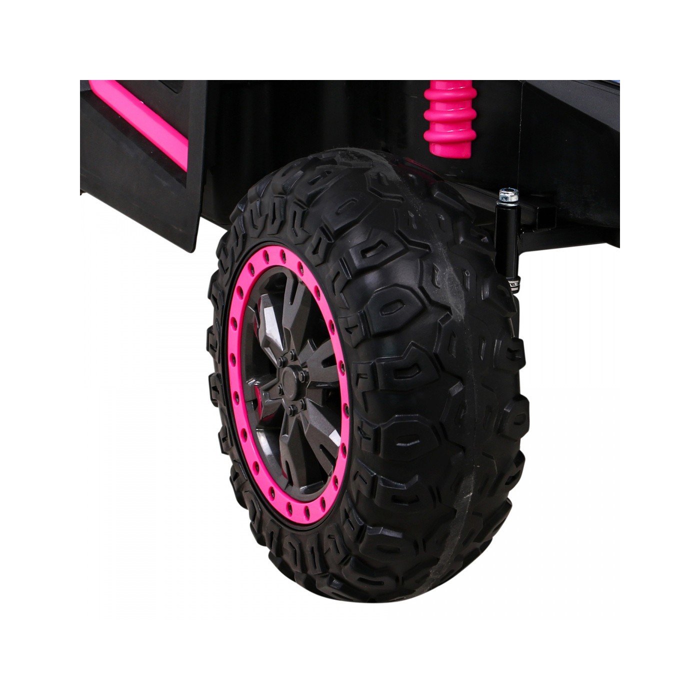 Buggy ATV Racing pre 2 deti Ružový + Pohon 4x4 + Ovládač + Pomalý štart + MP3 LED