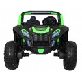 Buggy ATV Racing pre 2 deti Zelený + Pohon 4x4 + Ovládač + Pomalý štart + MP3 LED