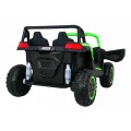 Buggy ATV Racing pre 2 deti Zelený + Pohon 4x4 + Ovládač + Pomalý štart + MP3 LED