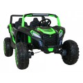 Buggy ATV Racing pre 2 deti Zelený + Pohon 4x4 + Ovládač + Pomalý štart + MP3 LED
