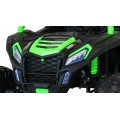 Buggy ATV Racing pre 2 deti Zelený + Pohon 4x4 + Ovládač + Pomalý štart + MP3 LED