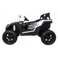 Buggy ATV Strong Racing pre 2 deti Biely + Bezkefkový motor + Nafukovacie kolesá + Audio LED
