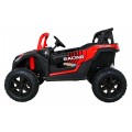 Buggy ATV Strong Racing pre 2 deti Červený + Bezkefkový motor + Nafukovacie kolesá + Audio LED