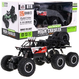 Crawler High pre deti 8+ Diaľkovo ovládaný model 1:14 Pohon 6x6 + Náhradné kolesá