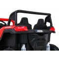 Buggy ATV Strong Racing pre 2 deti Červený + Bezkefkový motor + Nafukovacie kolesá + Audio LED