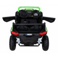 Buggy ATV Strong Racing pre 2 deti Zelený + Bezkefkový motor + Nafukovacie kolesá + Audio LED