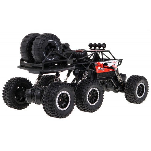 Crawler High pre deti 8+ Diaľkovo ovládaný model 1:14 Pohon 6x6 + Náhradné kolesá
