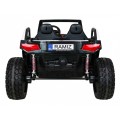 Buggy Clash na batériu pre 2 deti Biely + Ovládač + Pohon 4x4 + Nastaviteľné sedadlo + Rádio MP3 + LED