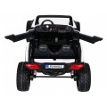 Buggy Clash na batériu pre 2 deti Biely + Ovládač + Pohon 4x4 + Nastaviteľné sedadlo + Rádio MP3 + LED