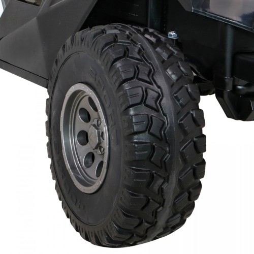 Buggy Clash na batériu pre 2 deti Biely + Ovládač + Pohon 4x4 + Nastaviteľné sedadlo + Rádio MP3 + LED